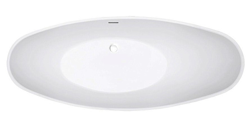 Ванна отдельностоящая ABBER AB9233MB 184x79 универсальная, черная матовая, акриловая Ванна отдельностоящая ABBER AB9233MB 184x79 универсальная, черная матовая, акриловая