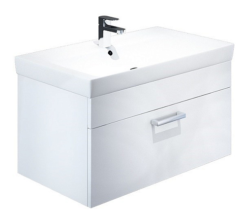 Тумба с раковиной IDDIS New Mirro 80 подвесная белая (NMIR80Wi95K) Тумба с раковиной IDDIS New Mirro 80 подвесная белая (NMIR80Wi95K)