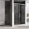 Душевая дверь ABBER Schwarzer Diamant AG33170H 170 см универсальная, профиль хром, стекло прозрачное Душевая дверь ABBER Schwarzer Diamant AG33170H 170 см универсальная, профиль хром, стекло прозрачное