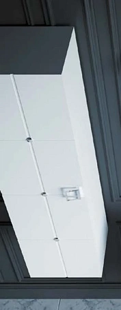 Шкаф-пенал Armadi Art Piazza 844-WCR белый+хром без ножек Шкаф-пенал Armadi Art Piazza 844-WCR белый+хром без ножек