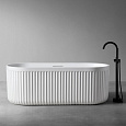 Ванна отдельностоящая ABBER AM9925 170x75 универсальная, белая матовая, искусственный камень Ванна отдельностоящая ABBER AM9925 170x75 универсальная, белая матовая, искусственный камень