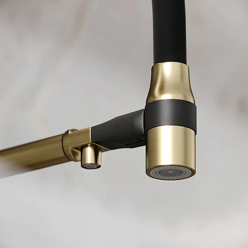 Смеситель для кухни Sancos Garda SC4009BG под фильтр, брашированное золото Смеситель для кухни Sancos Garda SC4009BG под фильтр, брашированное золото