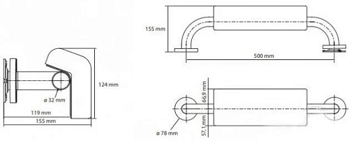 Поручень Bemeta HELP program 301100502-o Поручень Bemeta HELP program 301100502-o