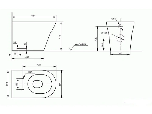 Унитаз приставной Toto MH series CW163Y#XW без сиденья Tornado Flush, CeFiONtect, цвет: белый Унитаз приставной Toto MH series CW163Y#XW без сиденья Tornado Flush, CeFiONtect, цвет: белый