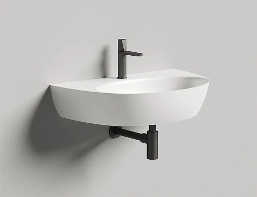 Раковина Salini ALDA WALL 03 покраска по RAL полностью 140313GF 710x450 накладная S-Sense Раковина Salini ALDA WALL 03 покраска по RAL полностью 140313GF 710x450 накладная S-Sense