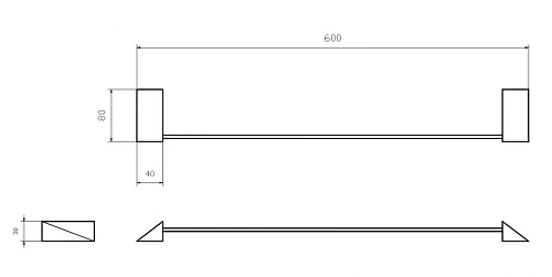 Полотенцедержатель Boheme NEW VENTURO хром 10312-CR Полотенцедержатель Boheme NEW VENTURO хром 10312-CR