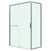 Картинка анонса товара «душевой уголок grossman style 100.k33.05.110.10.00-200.k33.05.80.10.00 (110х80х195) раздвижная,хром,стекло прозрачное»