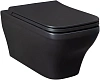 Унитаз подвесной Allen Brau Infinity 4.21011.31 с крышкой, черный матовый Унитаз подвесной Allen Brau Infinity 4.21011.31 с крышкой, черный матовый