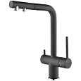 Смеситель для кухни Paulmark SERPENTINE графит Se213222-DG Смеситель для кухни Paulmark SERPENTINE графит Se213222-DG