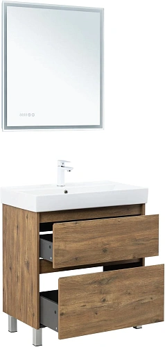 Тумба под раковину Aquanet Nova Lite 2.0 75 00346344 напольная, дуб рустикальный Тумба под раковину Aquanet Nova Lite 2.0 75 00346344 напольная, дуб рустикальный