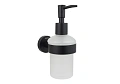 Дозатор жидкого мыла Aquatek ВЕГА AQ4005MB черный матовый, стекло матовое белое Дозатор жидкого мыла Aquatek ВЕГА AQ4005MB черный матовый, стекло матовое белое