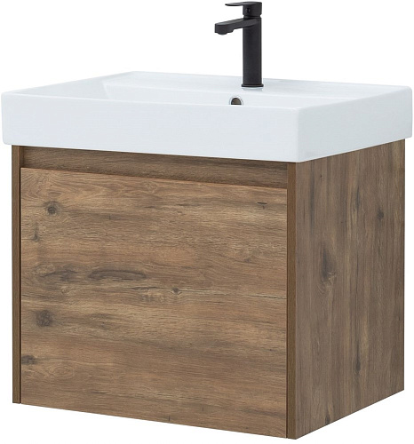 Тумба под раковину Aquanet Nova Lite 60 дуб рустикальный (1 ящик) 00249511 Тумба под раковину Aquanet Nova Lite 60 дуб рустикальный (1 ящик) 00249511