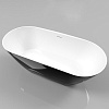 Картинка анонса товара «ванна из искусственного камня whitecross coral x 170x77 (черный/белый глянец) искусственный камень 0 0203.170077.10100»