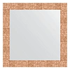 Зеркало в багетной раме Evoform Definite BY 3146 66 x 66 см, соты медь Зеркало в багетной раме Evoform Definite BY 3146 66 x 66 см, соты медь