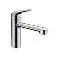 Смеситель для кухни Hansgrohe 120, CoolStart, EcoSmart, 1jet 71805000, хром Смеситель для кухни Hansgrohe 120, CoolStart, EcoSmart, 1jet 71805000, хром