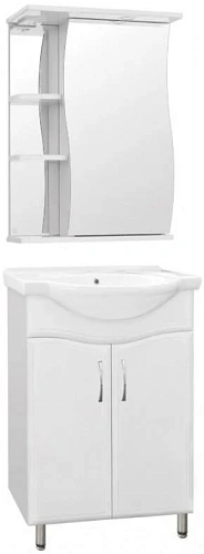 Зеркальный шкаф Style Line Волна 60/С ЛС-00000121 Зеркальный шкаф Style Line Волна 60/С ЛС-00000121