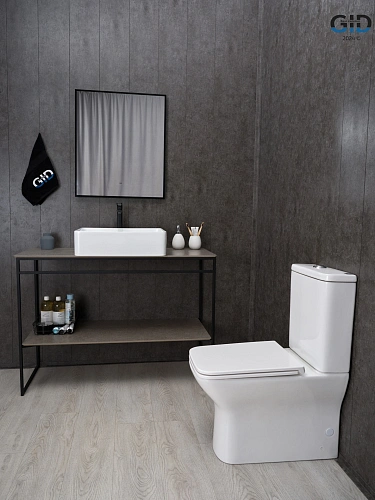 Раковина Gid N9104 51236 накладная белая 52x41x13.5 Раковина Gid N9104 51236 накладная белая 52x41x13.5