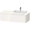Тумба под раковину Duravit Happy D.2 Plus HP4942R2222 подвесная 130 см белая