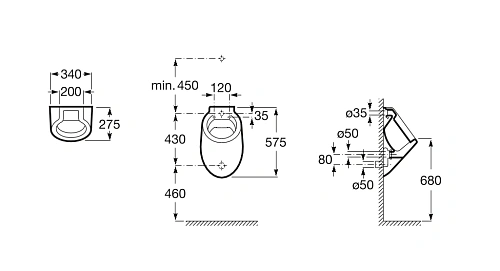 Писсуар Roca Spun 353147000 Писсуар Roca Spun 353147000