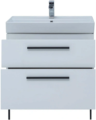 Тумба под раковину Aquanet Nova 75 белый (2 ящика) 00242262 Тумба под раковину Aquanet Nova 75 белый (2 ящика) 00242262