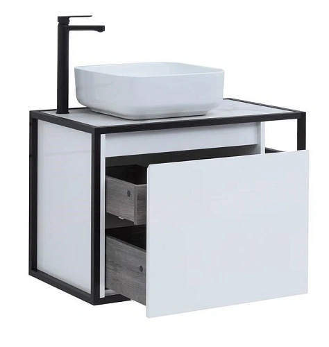 Тумба под раковину Aquanet Nova Lite Loft 75 L белый 00261650 Тумба под раковину Aquanet Nova Lite Loft 75 L белый 00261650