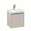 Картинка анонса товара «тумба под раковину villeroy &amp; boch subway 3.0 cashmere grey / cashmere grey c58200vn»