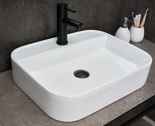 Раковина Gid N9550 51229 накладная белая 50x40x11 Раковина Gid N9550 51229 накладная белая 50x40x11