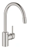 Смеситель для кухни GROHE Concetto New с выдвижным изливом, суперсталь (32663DC3) Смеситель для кухни GROHE Concetto New с выдвижным изливом, суперсталь (32663DC3)