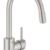 Смеситель для кухни GROHE Concetto New с выдвижным изливом, суперсталь (32663DC3) Смеситель для кухни GROHE Concetto New с выдвижным изливом, суперсталь (32663DC3)
