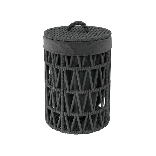 Корзина для белья WasserKRAFT Mosel WB-460-S черный Корзина для белья WasserKRAFT Mosel WB-460-S черный