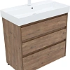 Тумба под раковину Aquanet Nova Lite 85 дуб рустикальный (3 ящика) 00302477 Тумба под раковину Aquanet Nova Lite 85 дуб рустикальный (3 ящика) 00302477