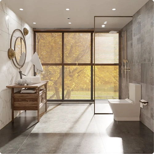 Унитаз напольный AQUAme AQM1005PRO Rimless c сиденьем SoftClose, белый глянец Унитаз напольный AQUAme AQM1005PRO Rimless c сиденьем SoftClose, белый глянец