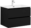 Тумба с раковиной Aquanet Вега 2.0 70 00344766 черный