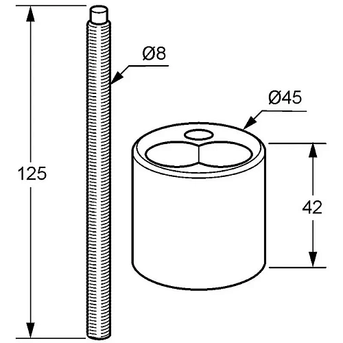 Удлинение Kludi 7676005-00 Удлинение Kludi 7676005-00