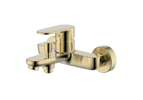 Смеситель для ванны Aquatek НИКА AQ1840BG золото шлифованное Смеситель для ванны Aquatek НИКА AQ1840BG золото шлифованное