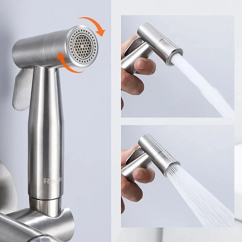 Гигиенический душ Raglo R10.52.05 встраиваемый, сатин Гигиенический душ Raglo R10.52.05 встраиваемый, сатин