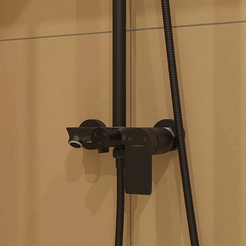 Душевой уголок DIWO Анапа 90х90, профиль черный матовый с линейным трапом CK DRAIN 1105-00165 65 см 594698 Душевой уголок DIWO Анапа 90х90, профиль черный матовый с линейным трапом CK DRAIN 1105-00165 65 см 594698