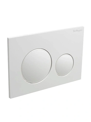 Клавиша смыва BelBagno BB-17C-BL белый глянец Клавиша смыва BelBagno BB-17C-BL белый глянец