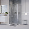 Душевой уголок Niagara Nova NG-65-9CH-CH90-34 (90x90x195) квадратная, раздвижная, хром, стекло шиншиллаа Душевой уголок Niagara Nova NG-65-9CH-CH90-34 (90x90x195) квадратная, раздвижная, хром, стекло шиншиллаа