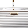 Тумба под раковину Boheme Linea 80 белая+Золото 842-080-WG Тумба под раковину Boheme Linea 80 белая+Золото 842-080-WG