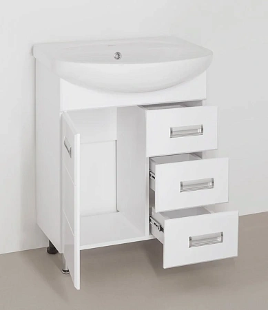 Тумба под раковину Style Line Ирис 65 (3 ящ.) ЛС-00000016 Тумба под раковину Style Line Ирис 65 (3 ящ.) ЛС-00000016