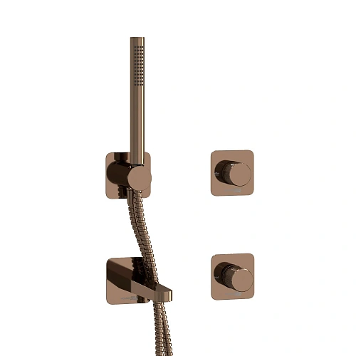 Смеситель для ванны WasserKRAFT A8851.309.311.290.292.291 встраиваемый розовое золото Смеситель для ванны WasserKRAFT A8851.309.311.290.292.291 встраиваемый розовое золото