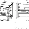 Тумба под раковину Vincea Mia 650 подвесная, 2 выкатных ящика soft close, Beton VMC-2MA650BT Тумба под раковину Vincea Mia 650 подвесная, 2 выкатных ящика soft close, Beton VMC-2MA650BT