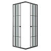 Душевой уголок Niagara Eco NG-1010-14QKL (100x100x190) квадратная, раздвиж, профиль черный, стекло КЛЕТКА (4мм) Душевой уголок Niagara Eco NG-1010-14QKL (100x100x190) квадратная, раздвиж, профиль черный, стекло КЛЕТКА (4мм)