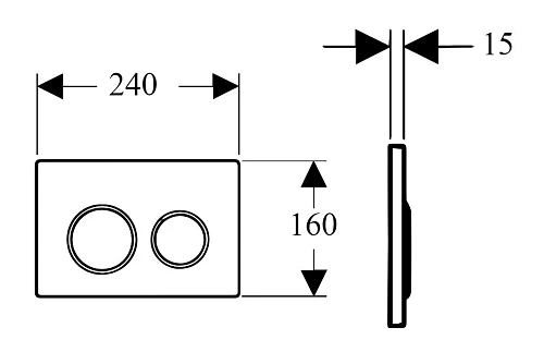 Клавиша смыва Boheme BLACK GOLD круглая 663 Клавиша смыва Boheme BLACK GOLD круглая 663