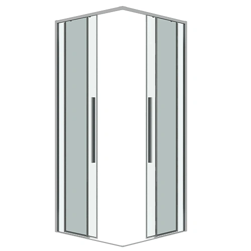 Душевая дверь GROSSMAN Galaxy 1/2.K33.01.90.10.00 (90x195) хром, стекло прозрачное Душевая дверь GROSSMAN Galaxy 1/2.K33.01.90.10.00 (90x195) хром, стекло прозрачное