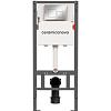 Инсталляция для унитаза Ceramica Nova Balance CN121002CH с кнопкой смыва Square хром глянцевый Инсталляция для унитаза Ceramica Nova Balance CN121002CH с кнопкой смыва Square хром глянцевый
