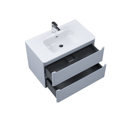 Тумба с раковиной IDDIS Edifice (EDI80L0i95K) подвесная, 80 см, светло-серый Тумба с раковиной IDDIS Edifice (EDI80L0i95K) подвесная, 80 см, светло-серый