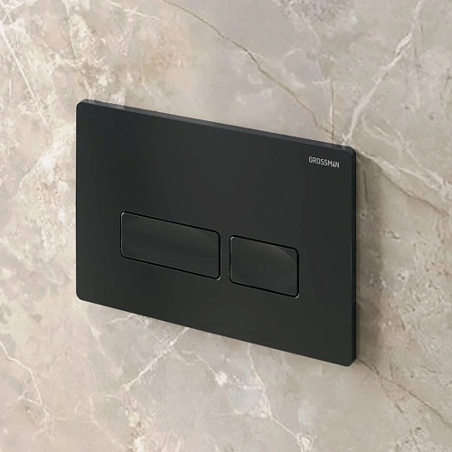 Клавиша смыва GROSSMAN Pragma 700.K31.03.210.210 черный матовый Клавиша смыва GROSSMAN Pragma 700.K31.03.210.210 черный матовый