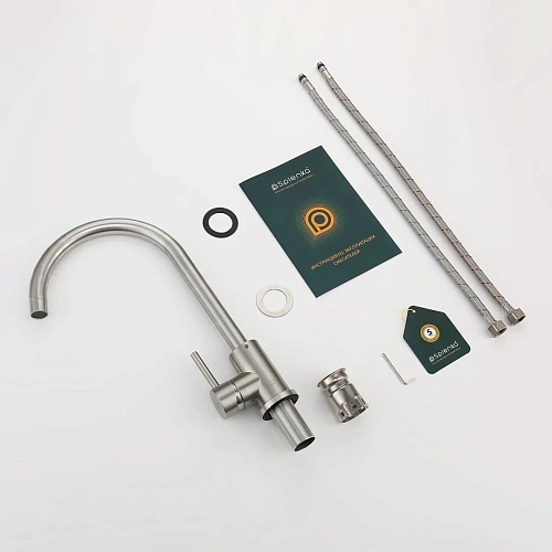 Смеситель для кухни Splenka S201.40.05, сатин Смеситель для кухни Splenka S201.40.05, сатин